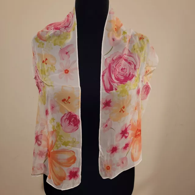 Echo Vintage Sheer Floral Scarf