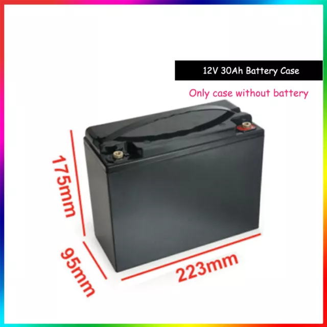 12V 30Ah Battery Case Box LiFePO4 Li-ion DIY for Solar System Energy Storage ceu