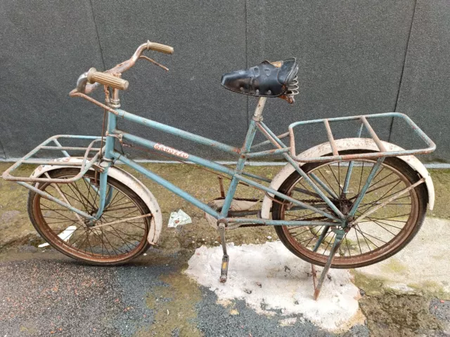 Bicicletta da Panettiere Garozzo anni 50/60 freni a bacchetta no U. Dei Bianchi