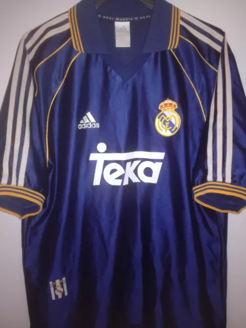 REAL MADRID 1998-1999 Teka camiseta shirt trikot maillot maglia adidas