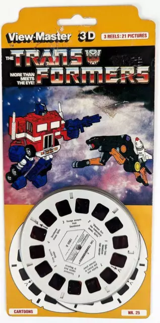 VIEW-MASTER Transformers 3 x MULINELLO factory sealed / 3 dischi IMBALLO ORIGINALE