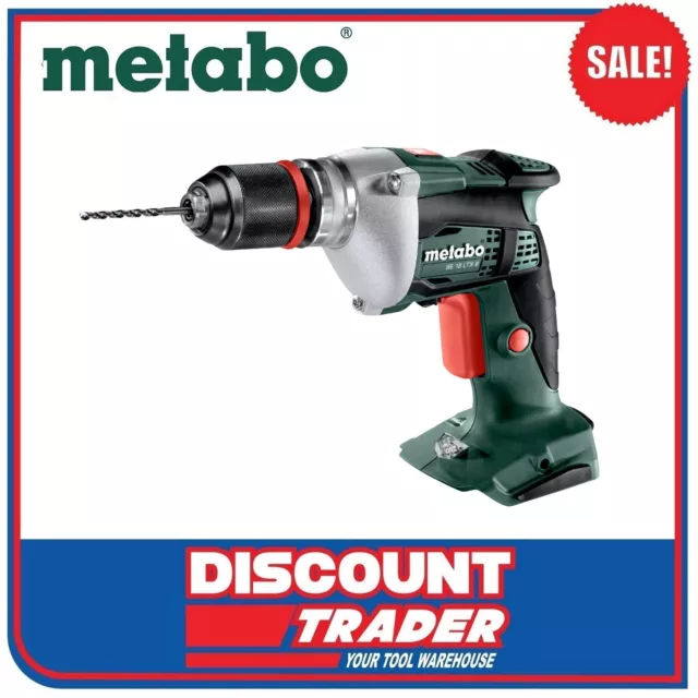 Metabo 18V Lithium-Ion Cordless BE 18 LTX 6 Metal Drill - Skin Only 600261890