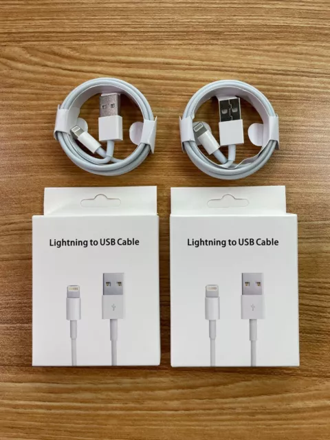 2PACK Fast Charger Cable Cord USB Data OEM For Apple iPhone 7 8 11 12 13 14 MAX