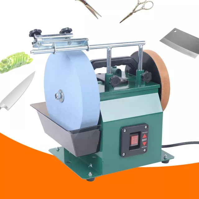 10 Inch Water-cooled Grinder Electric Knife Sharpener Low Speed Grinding Machine