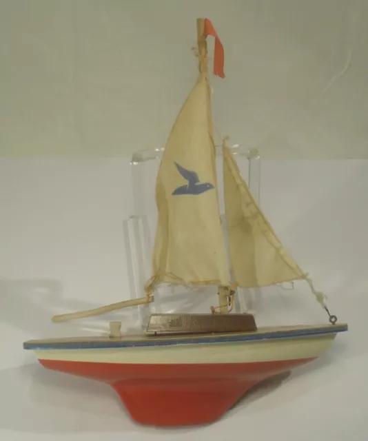 vintage Modellbau SEGELBOOT Sturmvogel von Seifert ??? Yacht Schiff