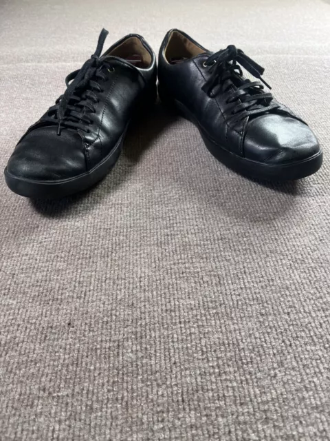 COLE HAAN MEN'S Grand Crosscourt II Sneakers Size 11.5W Black Leather ...
