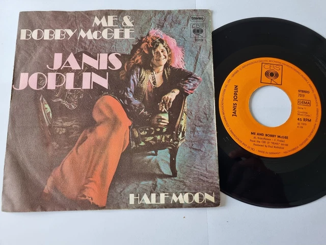 Janis Joplin Me And Bobby Mcgee Text Deutsch picclick.fr