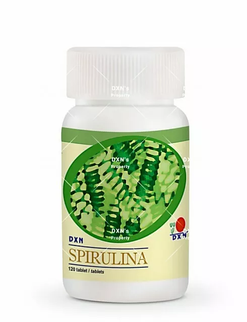 1 Bottle DXN Spirulina 120 Tablets Antioxidant Anti-inflammatory Properties