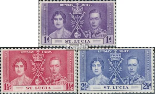 St. Lucia 96-98 (complete issue) Volume 1937 completeett unmounted mint / never