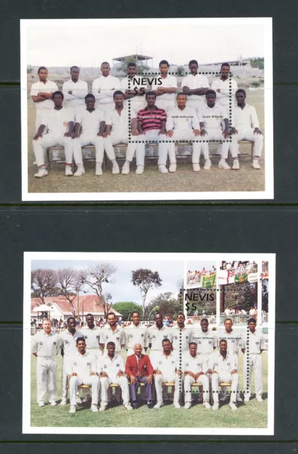 R3050 Nevis 1997 SPORTS Cricket Blätter MNH