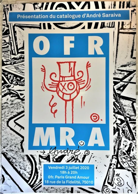 Andre Saraiva - OFR x MR.A - 120 x 83cm - Edition of 8 - signed by the artist