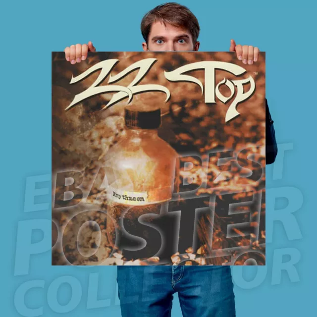 ZZ TOP Rhythmeen BANNER HUGE Vinyl Poster Tapestry album cover art