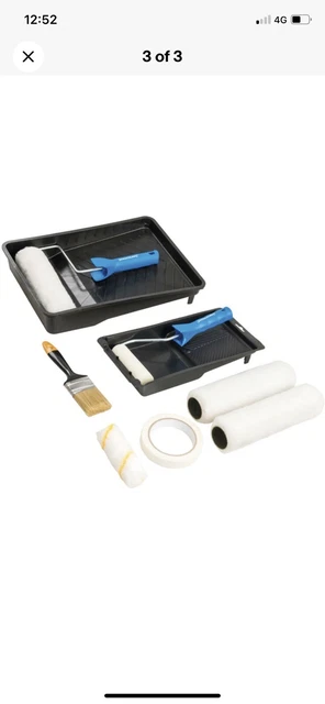 Silverline 11 pezzi Set rulli e spazzole decoratori 440198