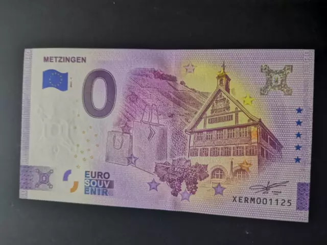 Billet 0 Euro Souvenir ALLEMAGNE  2021-1  METZINGEN N°XERM001125  neuf