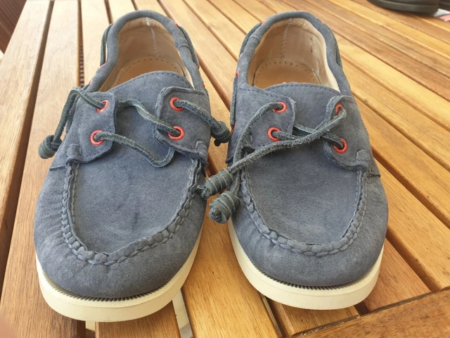 sebago docksides bleu marine