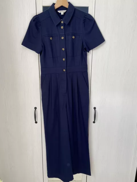 Whistles Blue Emma Jumpsuit, Size 8