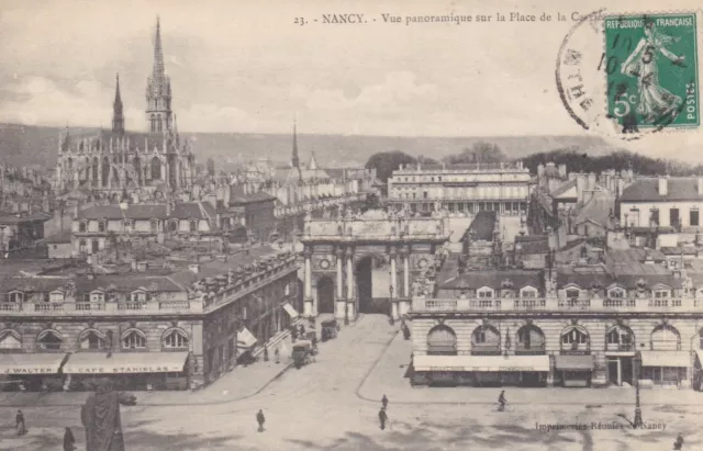 CPA 54 NANCY Panoramic View of Place de la Carrière
