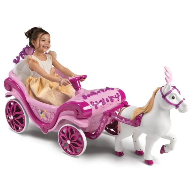 Disney Princess Royal Horse & Carriage Battery Electric Ride On Powered Toy Car