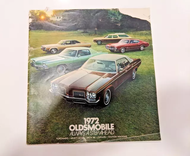 Vintage Original 1972 Oldsmobile Sales Brochure