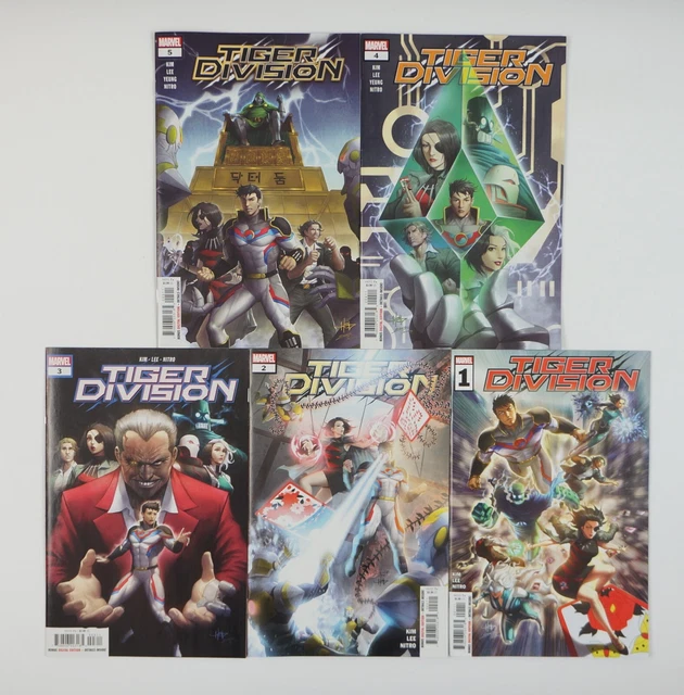 Tiger Division #1-5 VF/NM complete series Marvel Emily Kim Creees Lee set 2 3 4