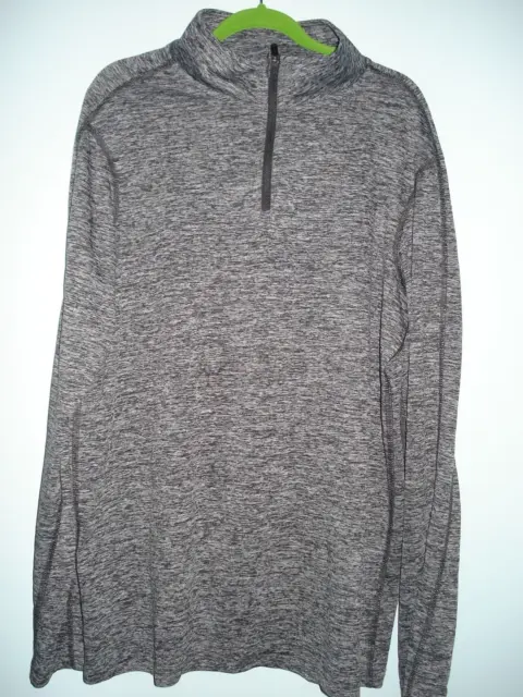 TEK GEAR(18-20)sport Grey/black shirt Fits like 12-14 !DryTEK Shirt NWoT.