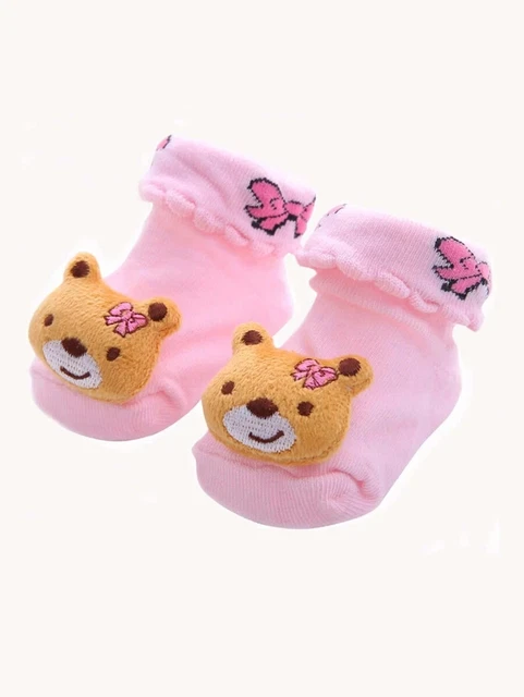 Kleinkind Kindersocken, Baby Bär Dekor Socken, UK Verkäufer