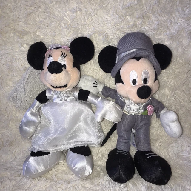 Mickey and minnie mouse outlet 2019 wedding soft toy set