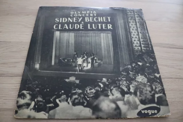 rare disque vinyle 33T VOGUE OLYMPIA CONCERT SIDNEY BECHET et CLAUDE LUTER 30001