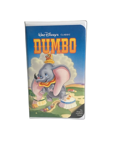 DUMBO (VHS) WALT Disney The Original Animated Classic, Black Diamond $9 ...