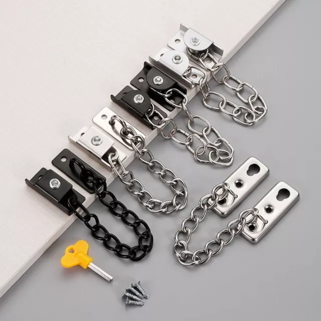 Stopper Guard Lock Window Safety Latch Chain Stainless Steel Window limiter