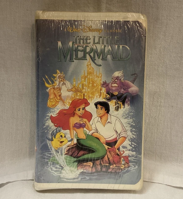 DISNEY THE LITTLE Mermaid (VHS, 1989) Black Diamond Label (Rare) Factory Sealed £120.95