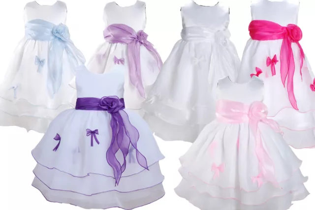 Baby Party Dress Christening Dress Flower Girl Dress 0 3 6 9 12 18 24 Months
