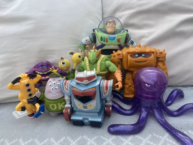 Toy Story Figure Bundle Twitch  Sid Disney Monsters Inc Chunk Sparks Stretch