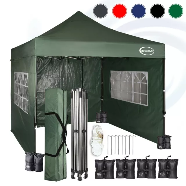 MAXIMUS Heavy Duty Gazebo 3x3m Pop Up Commercial Gazebo Market Stall Marquee WS