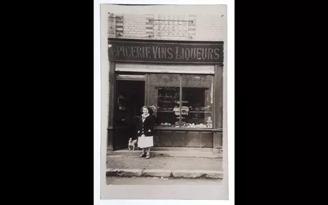 Carte Photo-17-ÉPICERIE VINS LIQUEURS,Huitres-la Propriétaire,trés bon état.