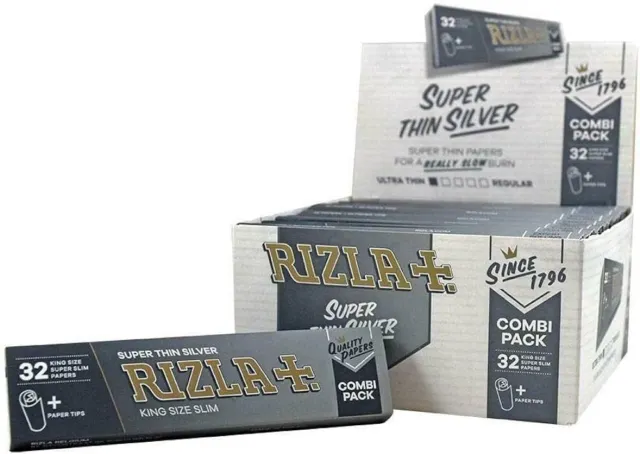 Rizla Silver Kingsize Slim Rolling Papers - About That Life
