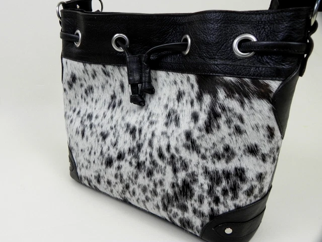 Ganado Piel Funda Piel de Vaca Felltasche Bolso de Mano África Regalo Navidad 2