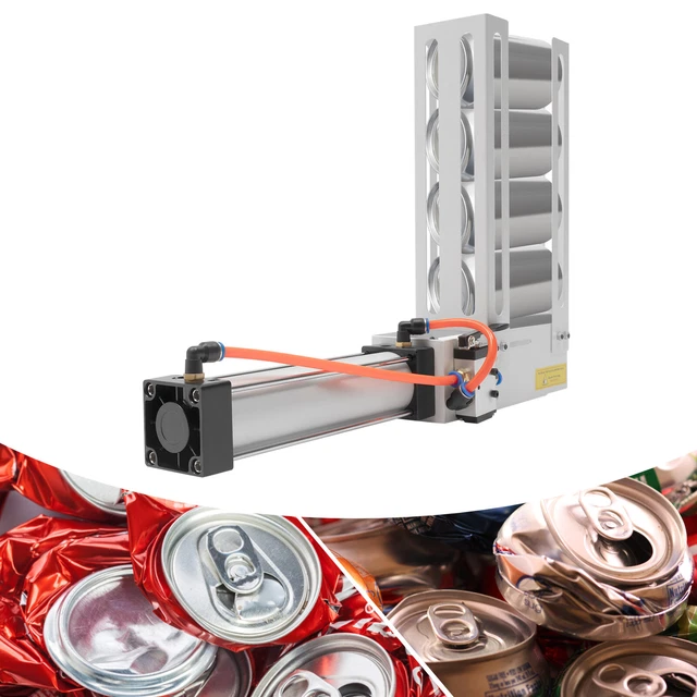 HEAVY DUTY ALUMINUM Can Crusher/ Pneumatic Air Cylinder Soda Beer