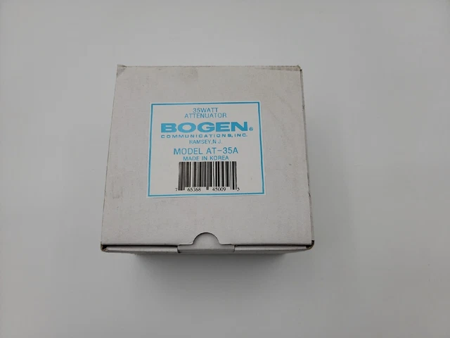 Bogen AT-35A 35 Watt Attenuator