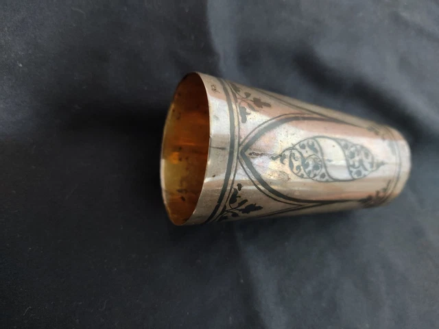 Soviet RUSSIAN 875 solid silver 47.11 gr VODKA cup