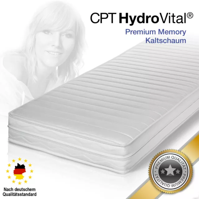 HydroVital16 Wellness Plus 7 Zonen Komfort Kaltschaum Matratze 140x200 H4