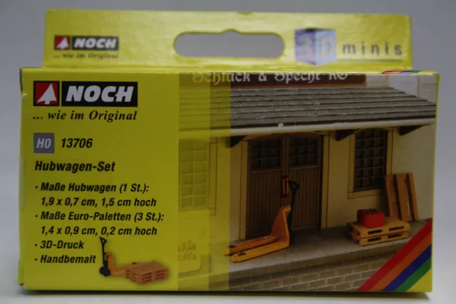 NOCH HO 13706 Hubwagen-Set  OVP  PP7168