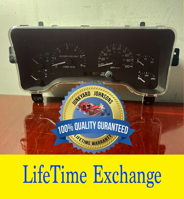 JEEP CHEROKEE DASH Gauge Instrument Cluster Tach 97 98 99 00 01 xj 1997