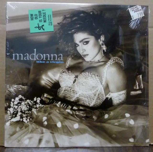 MADONNA Like A Virgin SEALED VINYL LP US SIRE 1984 UPSIDE COVER First Press