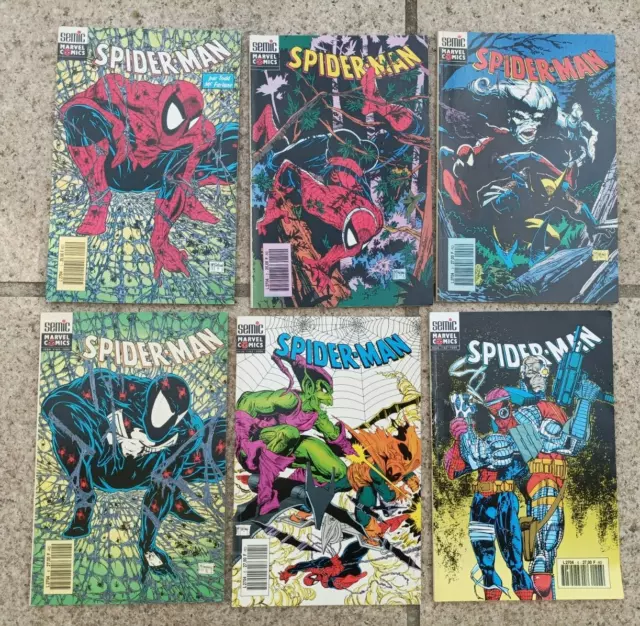 Spider-Man Semic Marvel Comics Tomes 1 2 3 4 5 6 - 1991-92 Todd McFarlane TTB