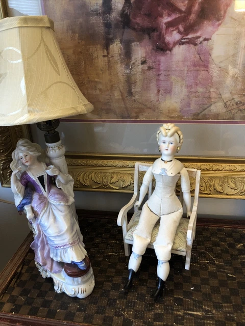 Antique Style Vintage Parian Lady Doll