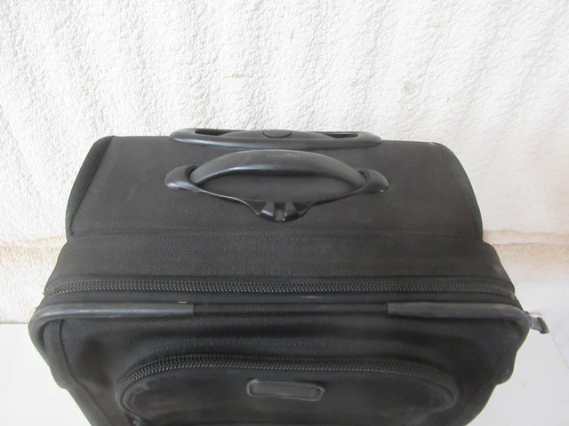 TUMI Alpha 22" Expandable Carry On Rolling Wheeled Luggage Black Model 22022DH 4