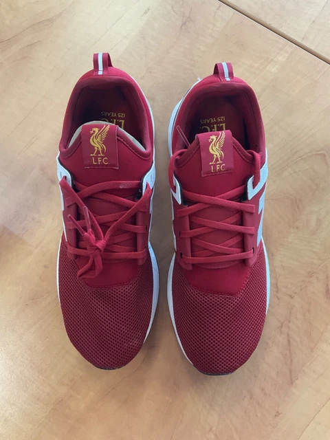 LIVERPOOL NEW BALANCE 247 Trainers 125 Years UK 10.5 with free LFC