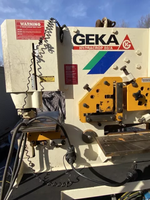 geka ironworker hydracrop 80/A