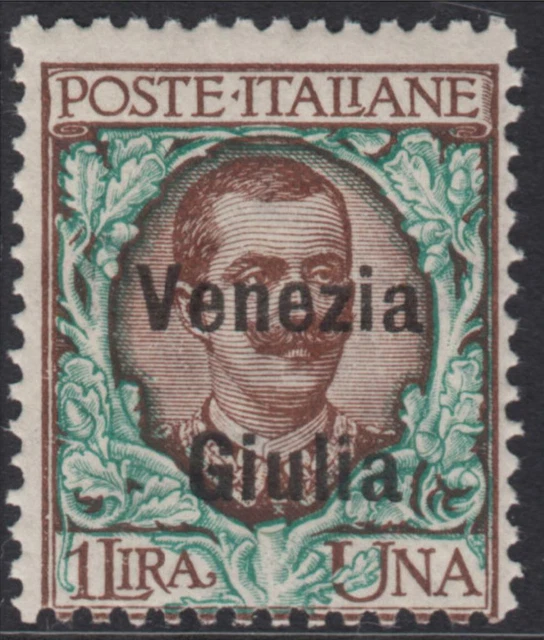 Italy - Venezia Giulia - Sass. 29 MNH** cv 430$ with Certificate